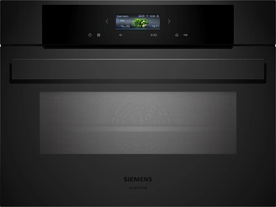 Siemens kompakt indbygningsovn med mikro, Mat front, CM924G1M1