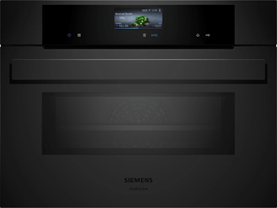Siemens kompakt indbygningsovn med mikro, Mat front, CM936GCM1