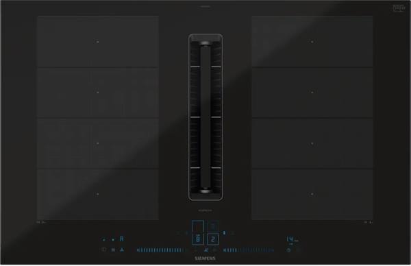 Siemens  iQ700 Induktionskogeplade med integreret emhætte | EX877NX68E