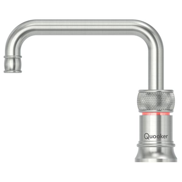 Quooker Classic Nordic Square i Rustfri stål, Inkl. PRO3 VAQ B beholder