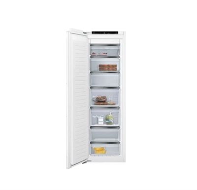 Siemens -  Integrerbar fryser 177.2 x 55.8 cm fladhængsel med dæmpet lukning (soft close) - GI81NSCE0